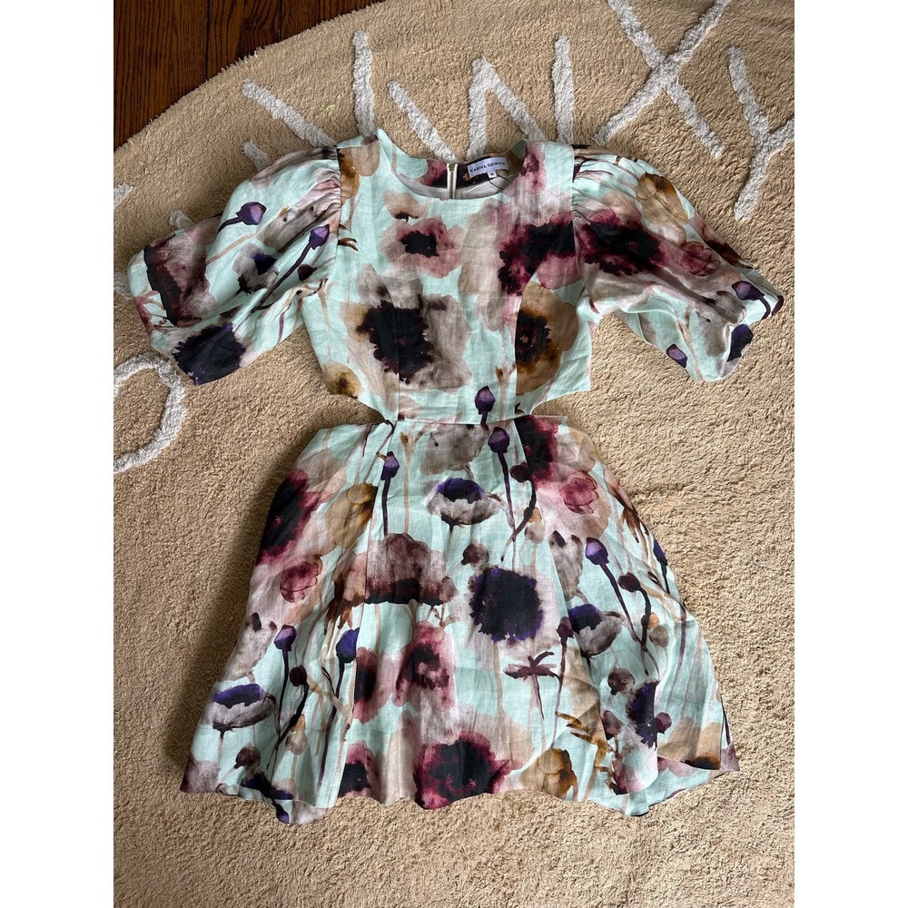 Karina Grimaldi Fleur Print Dress Medium NWT - Picture 8 of 11